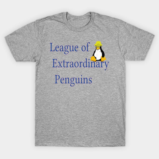 League of Extraordinary Penguins T-Shirt by PurpleDuckyDesigns